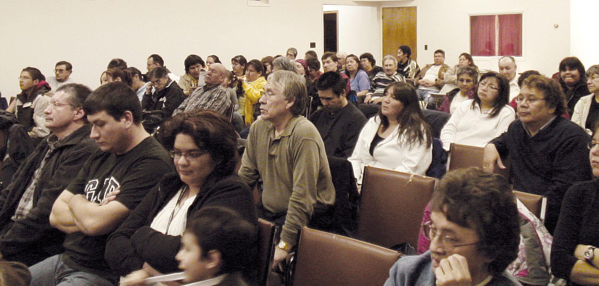 Photo of church attendees